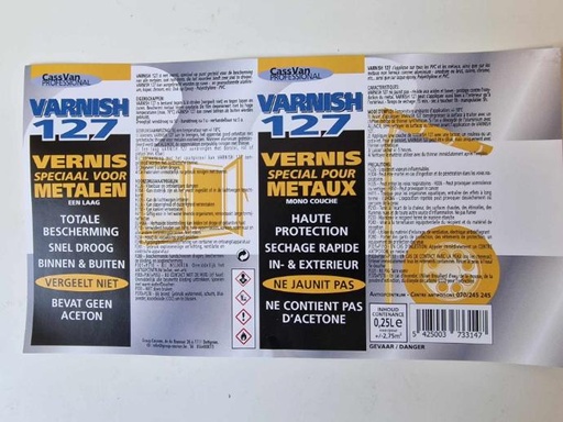 Varnish 127 0.25L